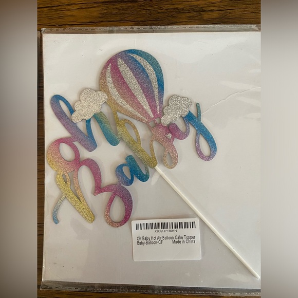 “Oh Baby” Cake Topper - Picture 2 of 2